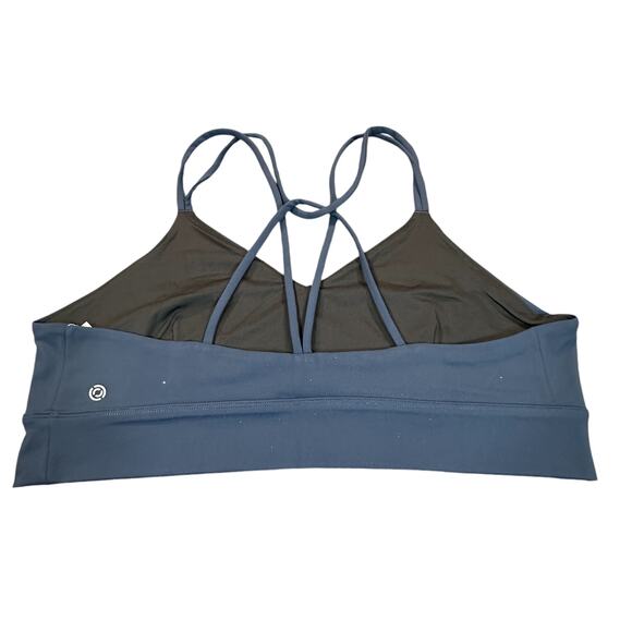 Coreio Womens 3X Sports Bra Blue Low Impact Gym Workout Active Wireless Support - Picture 2 of 12